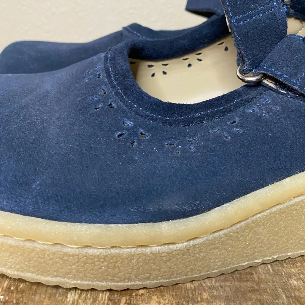 Mary Jane Navy Black Platform Mary Janes
